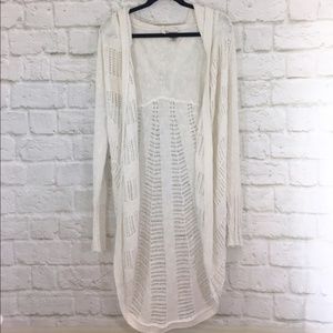 Anthropologie Sweaters - ANTHROPOLOGIE Hooded Openwork Sweater Cardigan Anthropologie Sweaters - ANTHROPOLOGIE Hooded Openwork Sweater Cardigan